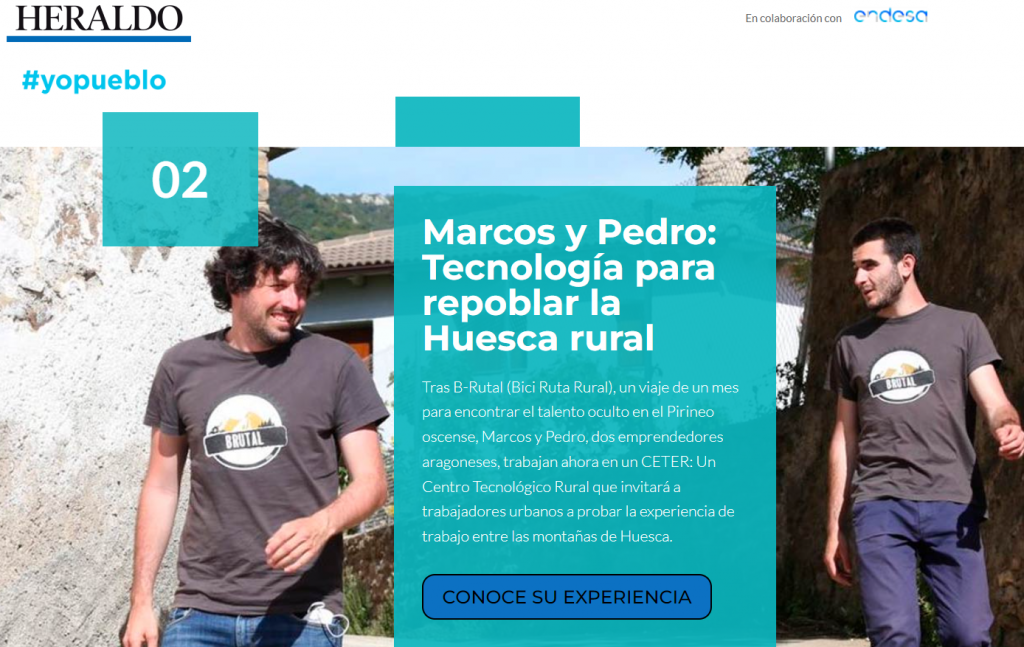 Marcos y Pedro: Tecnología para repoblar la Huesca rural