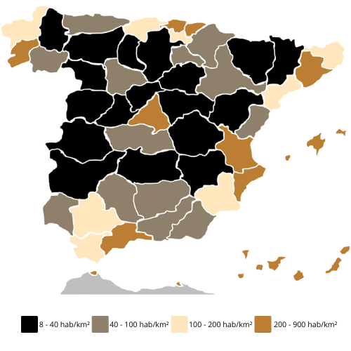 Mapa DESPoblación España